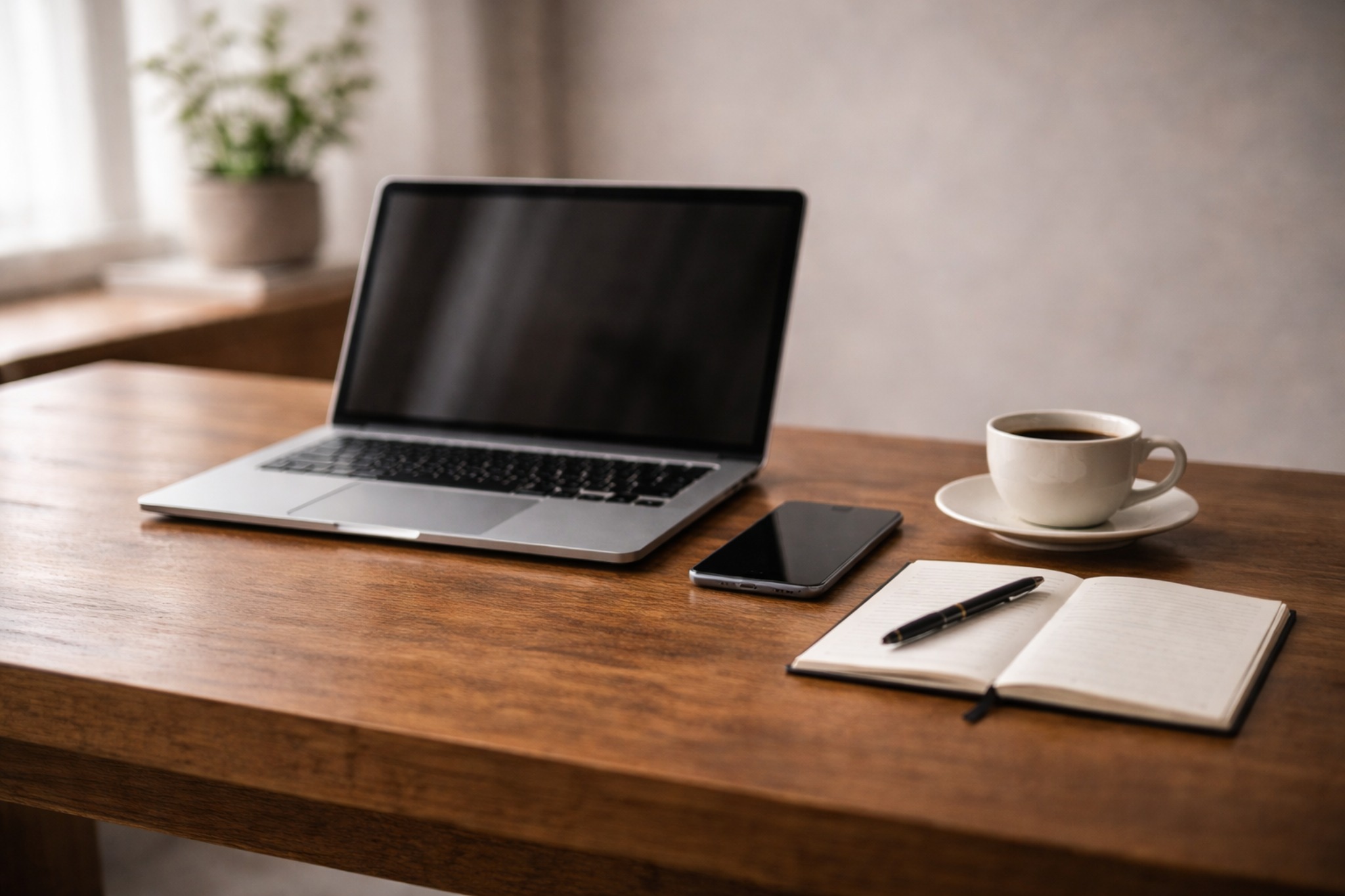Ambiente de trabalho elegante representando contato e troca profissional